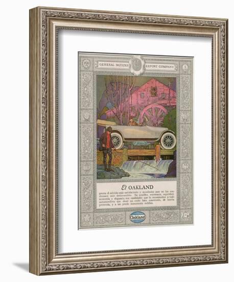 Oakland, Magazine Advertisement, USA, 1920-null-Framed Giclee Print