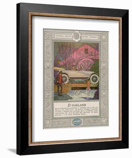 Oakland, Magazine Advertisement, USA, 1920-null-Framed Giclee Print