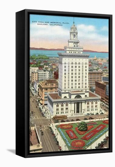 Oakland Memorial Plaza-null-Framed Stretched Canvas