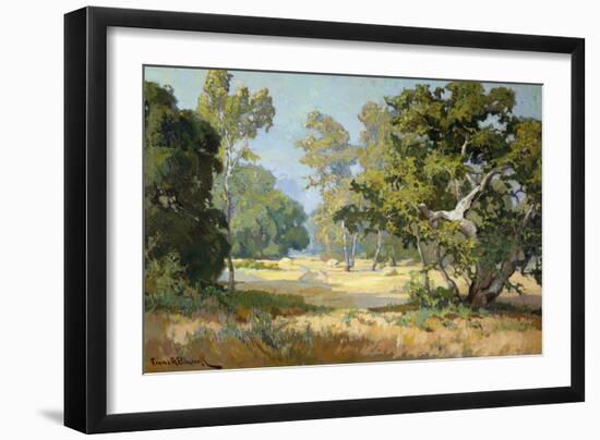 Oaks and Sycamores-Franz Bischoff-Framed Art Print