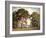 Oaks and Wildflowers-Percy Gray-Framed Art Print