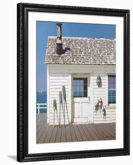 Oars and Buoys-Zhen-Huan Lu-Framed Giclee Print