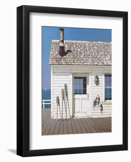 Oars and Buoys-Zhen-Huan Lu-Framed Art Print