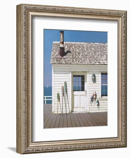 Oars and Buoys-Zhen-Huan Lu-Framed Art Print