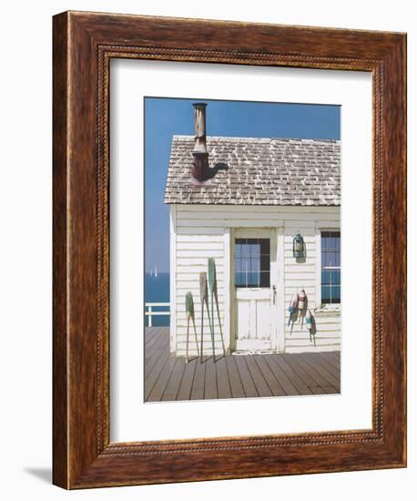 Oars and Buoys-Zhen-Huan Lu-Framed Art Print