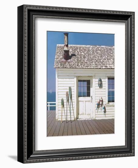 Oars and Buoys-Zhen-Huan Lu-Framed Art Print