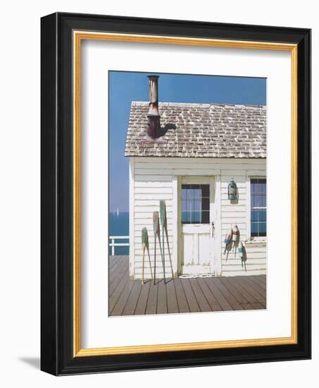 Oars and Buoys-Zhen-Huan Lu-Framed Art Print