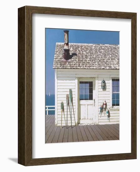 Oars and Buoys-Zhen-Huan Lu-Framed Art Print