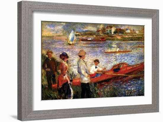 Oarsman of Chatou-Pierre-Auguste Renoir-Framed Art Print