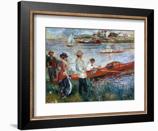 Oarsmen At Chatou, 1879-Pierre-Auguste Renoir-Framed Giclee Print