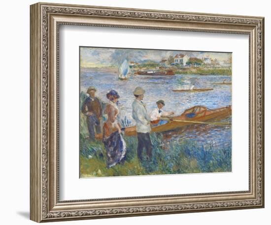 Oarsmen at Chatou, 1879-Pierre-Auguste Renoir-Framed Giclee Print