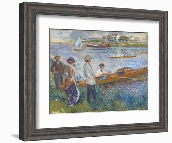 Oarsmen at Chatou, 1879-Pierre-Auguste Renoir-Framed Giclee Print