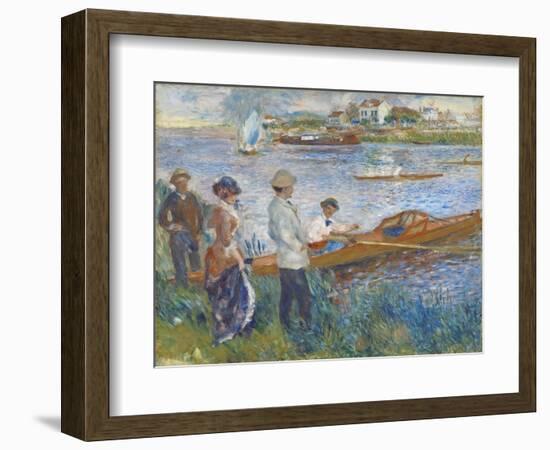 Oarsmen at Chatou, 1879-Pierre-Auguste Renoir-Framed Giclee Print