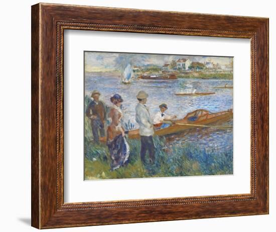 Oarsmen at Chatou, 1879-Pierre-Auguste Renoir-Framed Giclee Print