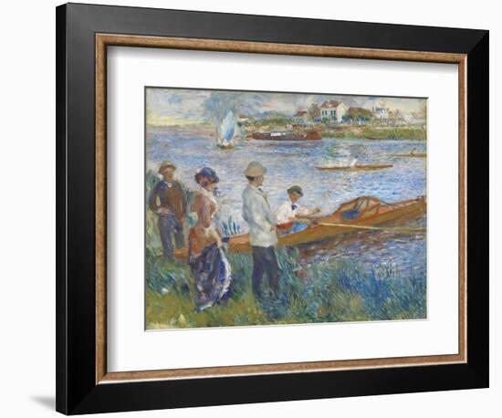 Oarsmen at Chatou, 1879-Pierre-Auguste Renoir-Framed Giclee Print