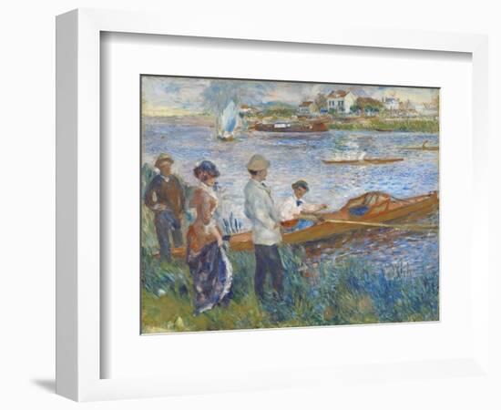 Oarsmen at Chatou, 1879-Pierre-Auguste Renoir-Framed Giclee Print