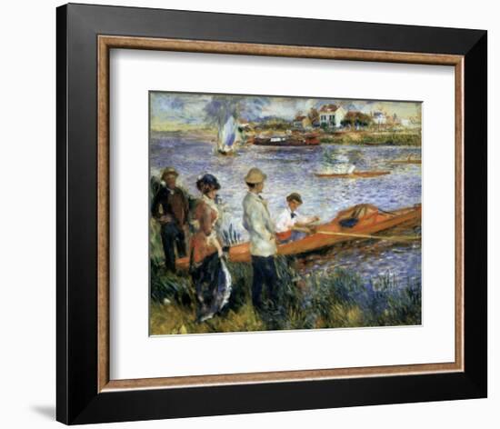Oarsmen at Chatou-Pierre-Auguste Renoir-Framed Art Print
