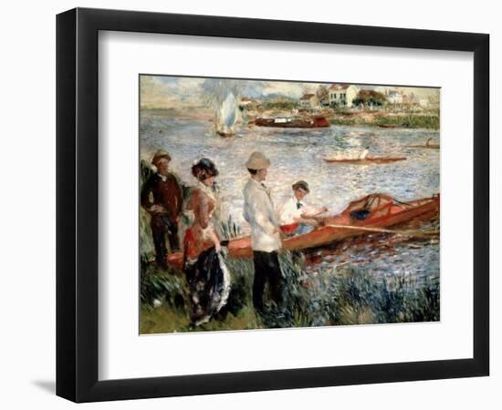 Oarsmen at Chatou-Pierre-Auguste Renoir-Framed Giclee Print