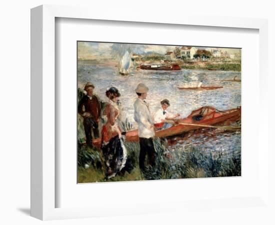 Oarsmen at Chatou-Pierre-Auguste Renoir-Framed Giclee Print