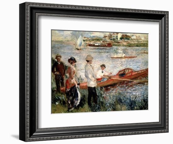 Oarsmen at Chatou-Pierre-Auguste Renoir-Framed Giclee Print