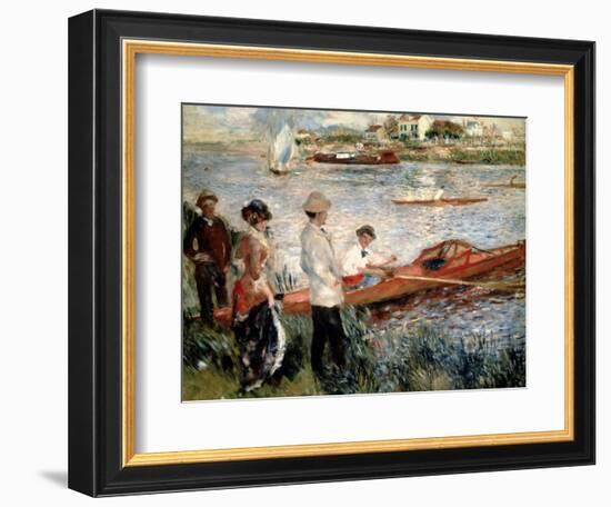 Oarsmen at Chatou-Pierre-Auguste Renoir-Framed Giclee Print