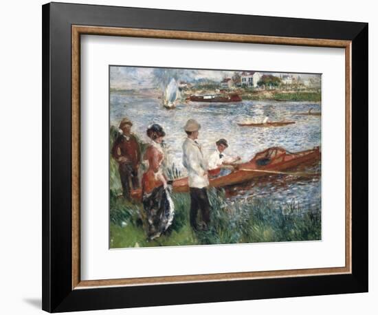 Oarsmen at Chatou-Pierre-Auguste Renoir-Framed Art Print