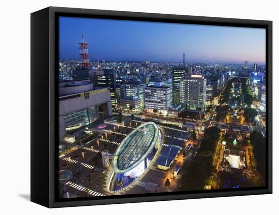 Oasis 21 and City Skyline, Nagoya City, Gifu Prefecture, Japan, Asia-Christian Kober-Framed Premier Image Canvas