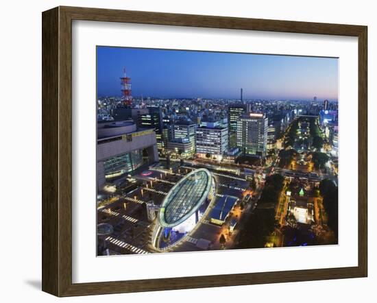 Oasis 21 and City Skyline, Nagoya City, Gifu Prefecture, Japan, Asia-Christian Kober-Framed Photographic Print