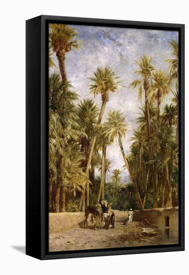 Oasis at Lagrount-Eugene Fromentin-Framed Premier Image Canvas