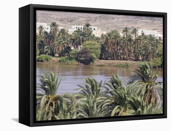 Oasis of Sesibi, Founded in the Xviiith Dynasty, 3rd Cataract of the River Nile, Nubia, Sudan-De Mann Jean-Pierre-Framed Premier Image Canvas