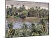 Oasis of Sesibi, Founded in the Xviiith Dynasty, 3rd Cataract of the River Nile, Nubia, Sudan-De Mann Jean-Pierre-Mounted Photographic Print