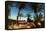 Oasis on the Road South of Adrar, Algeria-Sinclair Stammers-Framed Premier Image Canvas