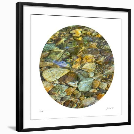 Oasis Pool Circle-Joy Doherty-Framed Giclee Print