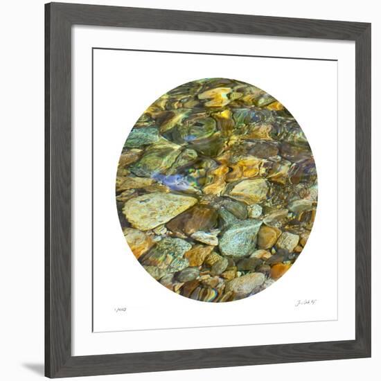 Oasis Pool Circle-Joy Doherty-Framed Giclee Print