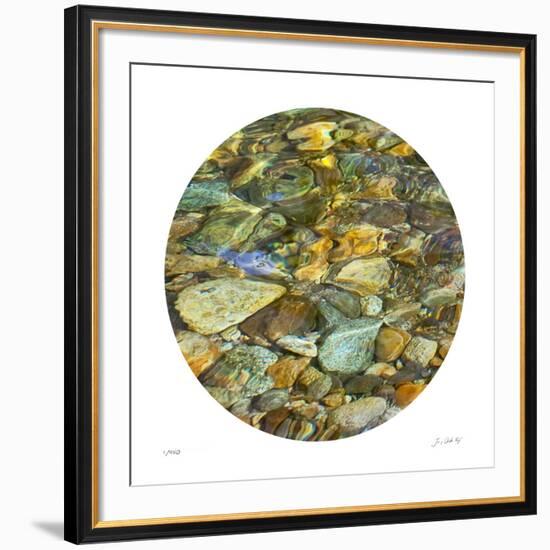 Oasis Pool Circle-Joy Doherty-Framed Giclee Print