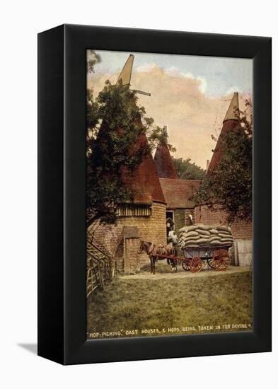 Oast Houses 1908-null-Framed Stretched Canvas