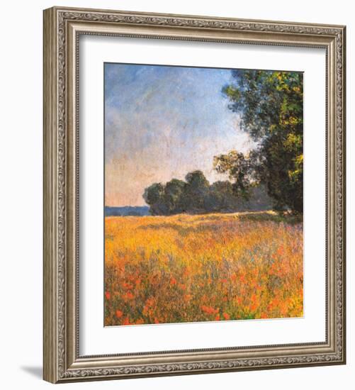 Oat Fields-Claude Monet-Framed Art Print