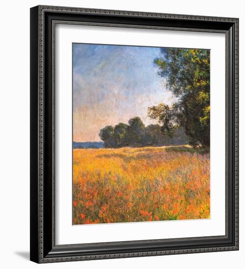 Oat Fields-Claude Monet-Framed Art Print