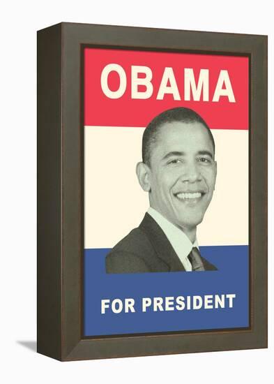 Obama for President Poster-null-Framed Stretched Canvas