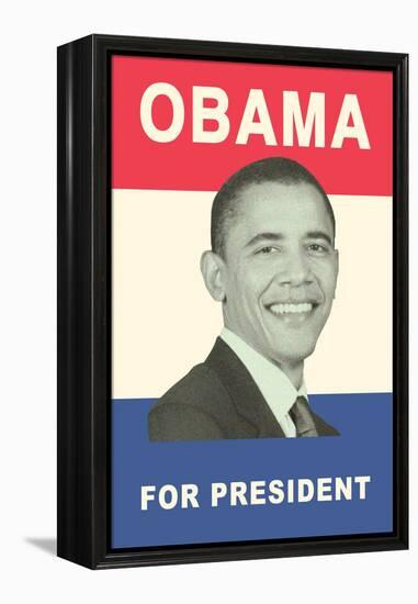 Obama for President Poster-null-Framed Stretched Canvas