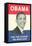 Obama Poster, Change We Need-null-Framed Stretched Canvas