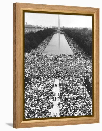Obama's View-Associated Press-Framed Premier Image Canvas