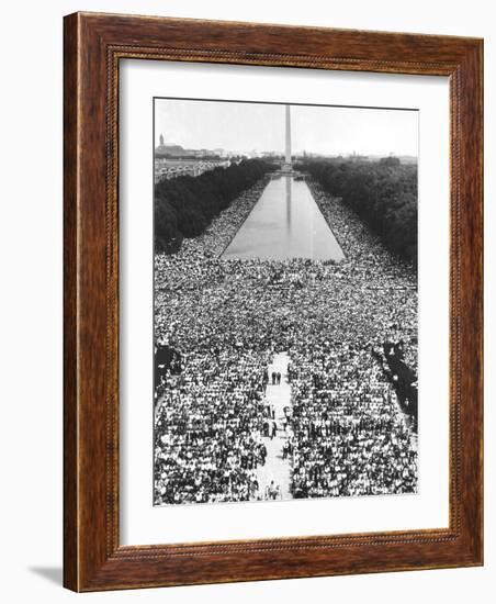 Obama's View-Associated Press-Framed Photographic Print