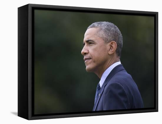 Obama-Carolyn Kaster-Framed Premier Image Canvas