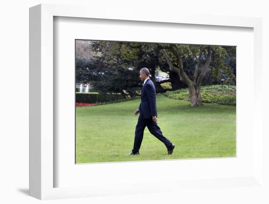 Obama-Jacquelyn Martin-Framed Premium Photographic Print