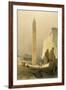 Obelisk at Luxor-David Roberts-Framed Giclee Print