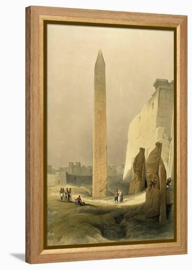 Obelisk at Luxor-David Roberts-Framed Premier Image Canvas
