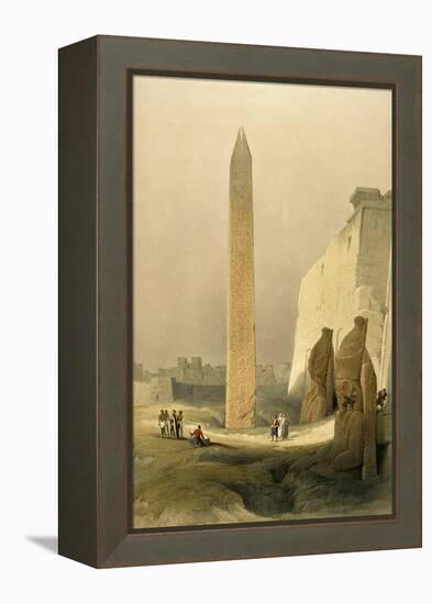 Obelisk at Luxor-David Roberts-Framed Premier Image Canvas