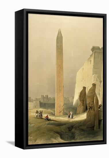 Obelisk at Luxor-David Roberts-Framed Premier Image Canvas