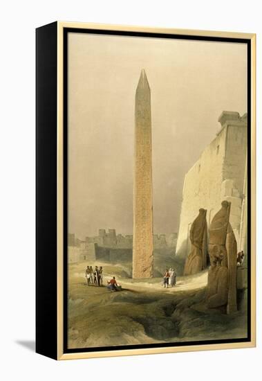 Obelisk at Luxor-David Roberts-Framed Premier Image Canvas